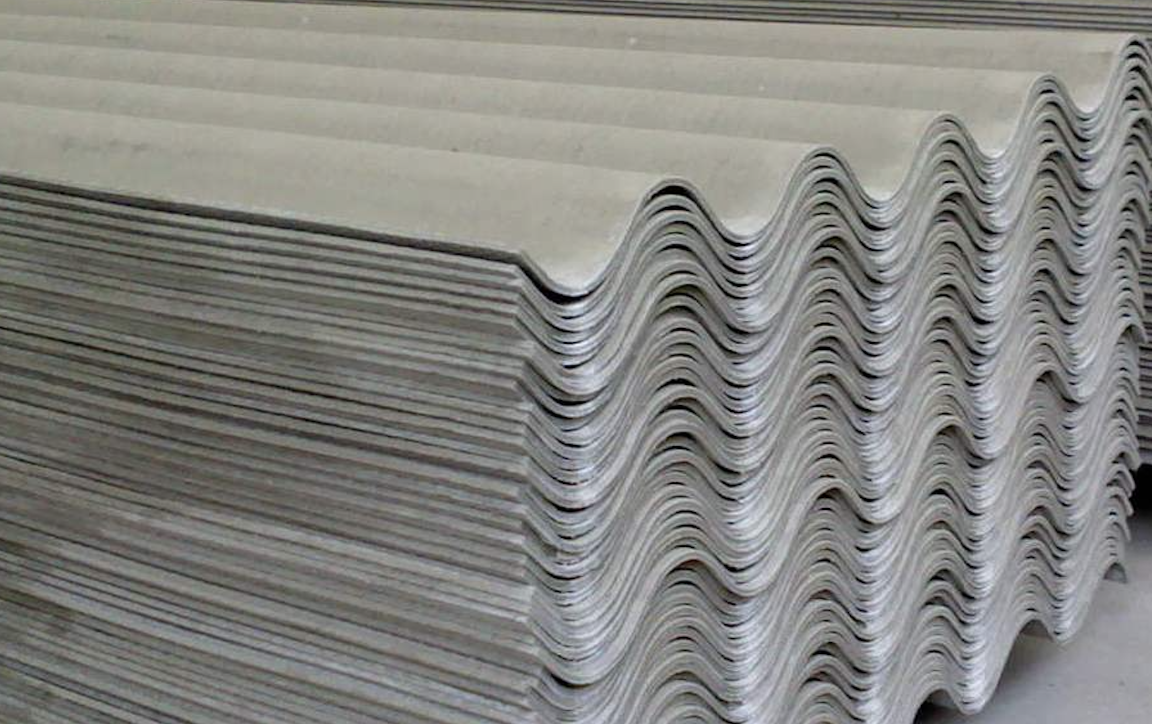 Fiber cement corrugated roof sheet